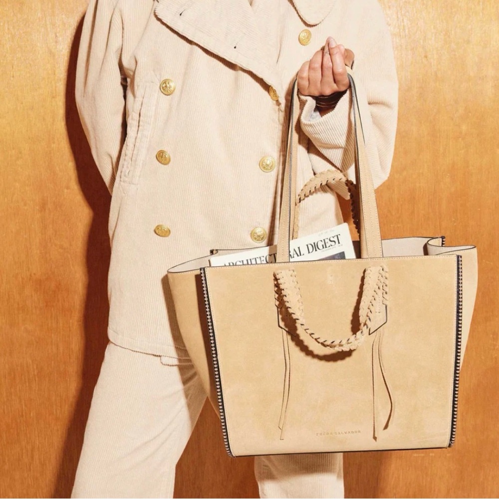 NWT Freda Salvador MIKO tote in Hazelnut